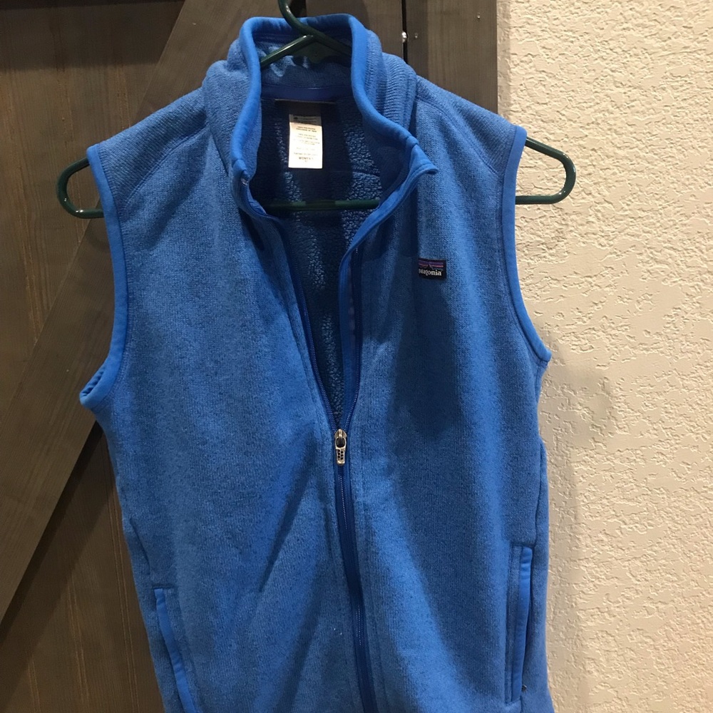 Patagonia sweater vest blue size M